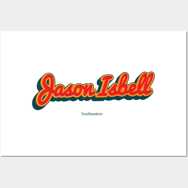 Jason Isbell Wall Art by PowelCastStudio